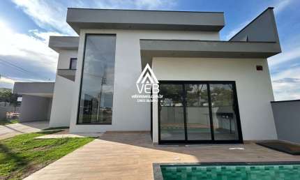 Casa em Condomínio para Venda em Boituva, Portal Ville Jardins, 3 dormitórios, 3 suítes, 4 banheiros, 4 vagas