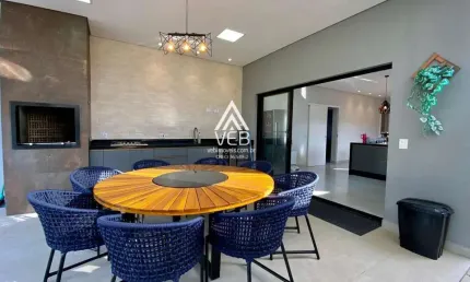 Casa em Condomínio para Locação em Boituva, Residencial Haras Inga Mirim, 3 dormitórios, 3 suítes, 4 banheiros, 4 vagas