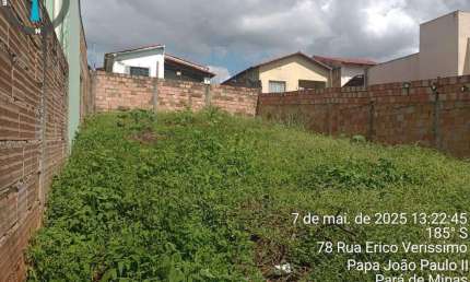 Lote à venda, Papa João Paulo II - Pará de Minas/MG