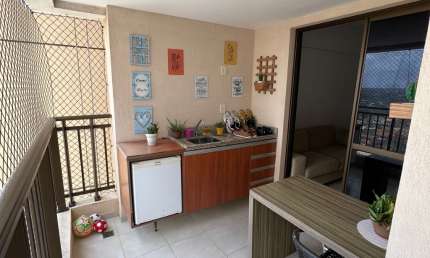 Apartamento 3/4 com Varanda Gourmet no Stupendo Piatã – Andar Alto