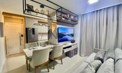Apartamento semi-mobiliado 2 dormitórios no Bairro Lídia Duarte - Camboriú