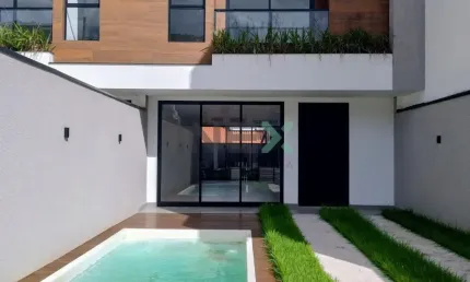 Sobrado alto padrão 3 suítes 2 vagas São Francisco de Assis, Lot Terras Altas, em Camboriú-SC