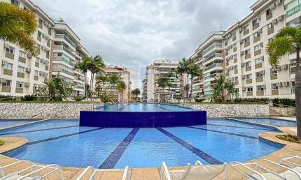 Apartamento Reformado à Venda Laguna Di Mare Barra da Tijuca de 107m² com 3 Quartos 1 Suíte  Varanda Gourmet Dependência Completa 2 Vagas de Garagens