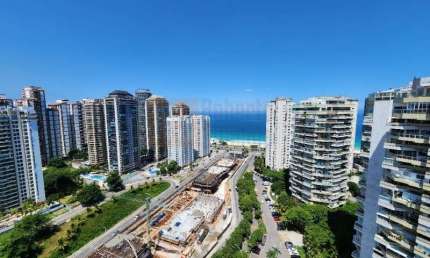 Cobertura Duplex à Venda na Praia Barra da Tijuca com Vista Mar Condomínio Atlântico Sul 1200m² com 5 Suítes Piscina Sauna Varandas 8 Vagas de Garagem