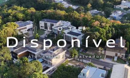 Terreno em condomínio fechado à venda no Alphaville I, Salvador 