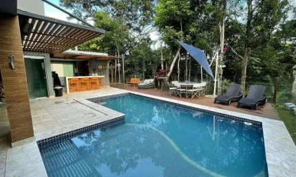 Casa em condomínio fechado com 5 quartos para alugar na Residencial Estrela do Mar, Alphaville I, Salvador