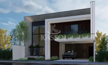 Sobrado em construção Jardim Cassol, 4 suítes, 4 vgs de garagem, Cascavel PR
