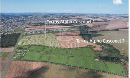 Terreno à venda com 314,5m  no terras alpha ii - condomínio fechado - santo inácio, cascavel - pr