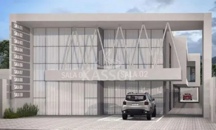 Centro Comercial MUNIQUE  Sala com mezanino e dois banheiros
