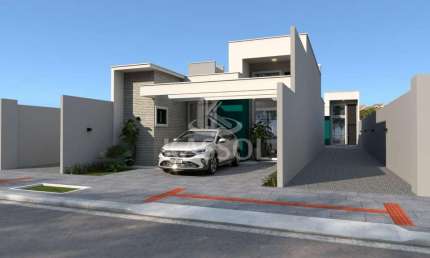 Casa em construção no Periolo 3 quartos churrasqueira garagem