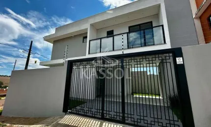 Sobrado à venda, JD MORUMBI, CASCAVEL - PR Novo pronto para morar