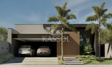 Casa térrea em construção no Tropical III com 3 suites piscina aquecida 4 vagas