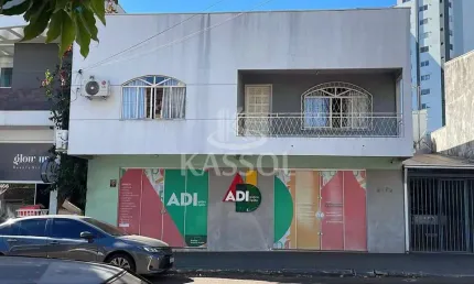 Sobrado à venda, centro, cascavel - pr - com duas salas comerciais locadas