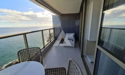Apartamento na ondina porteira fechada com 1 quarto, 44m² à venda por r$ 1.100.000,00