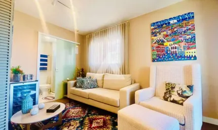 Apartamento na Barra PORTEIRA FECHADA com 1 suíte, 61m² à venda por R$ 1.150.000,00