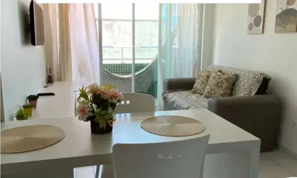 Flat para Temporada na Orla de Tambaú, João Pessoa - PB