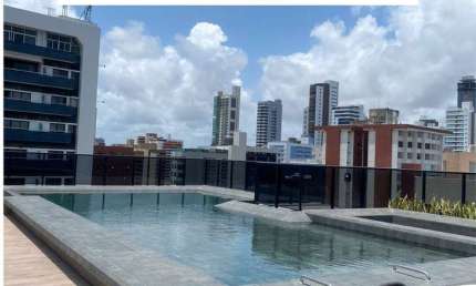 Apartamento com 1 quarto para alugar no Cabo Branco, João Pessoa 