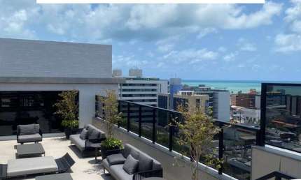 Apartamento com 1 quarto para alugar no Cabo Branco, João Pessoa 