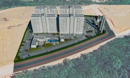 Apartamento  na paralela com 2 dormitórios e varanda e vaga na cidade sete sois
