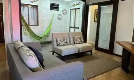 Apartamento mobiliado para locação com vista mar 100m da praia - barra velha/itajubá