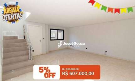 Sobrado com 3 dormitórios à venda, 105 m² por R$ 607.000,00 - Uberaba - Curitiba/PR