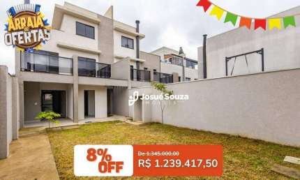 Sobrado com 4 dormitórios à venda, 227 m² por R$ 1.239.417,50 - Jardim das Américas - Curitiba/PR