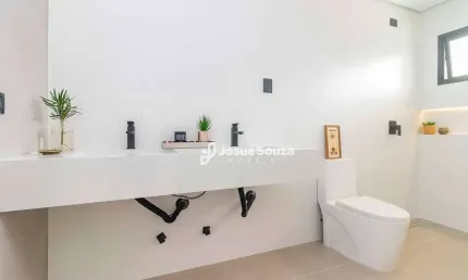 Sobrado fino acabamento com amplo espaço para área gourmet à venda, 172 m² por r$ 1.136.200 - jardim das américas - curitiba/pr