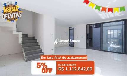 Sobrado com 3 dormitórios à venda, 148 m² por R$ 1.112.842,00 - Santa Felicidade - Curitiba/PR