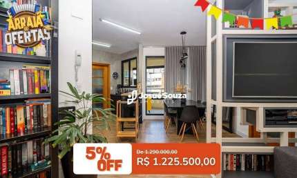 Apartamento com 4 dormitórios à venda, 134 m² por R$ 1.225.500,00 - Juvevê - Curitiba/PR