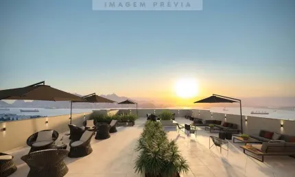 vem aí nolo lançamento no centro de Niteroi com com vista Baía de Guanabara