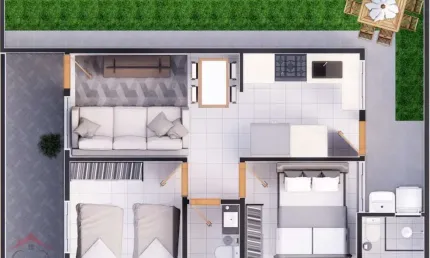 Casa para Venda em Mogi das Cruzes, Vila São Paulo, 2 dormitórios, 1 suíte, 2 banheiros, 1 vaga
