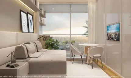 Studio no Centro, próximo ao Hospital Santa Casa e Shopping Estação