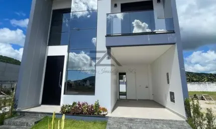 Casa para Venda em Biguaçu, Beira Rio, 3 dormitórios, 1 banheiro, 2 vagas