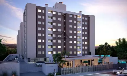 Apartamento para Venda em Biguaçu, Rio Caveiras, 2 dormitórios, 1 suíte, 1 banheiro, 1 vaga