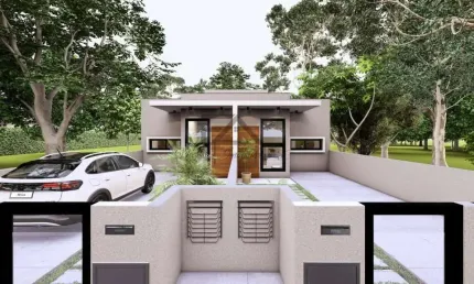 Casa a venda 02 dormitórios no bairro forquilhas em são josésc