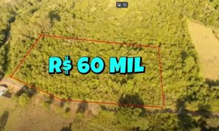 [113918] CHACRINHA ESCRITURADA COM LUZ E BOAS ESTRADAS EM SANTO ANTÔNIO DA PAT 1,5 HECTARES