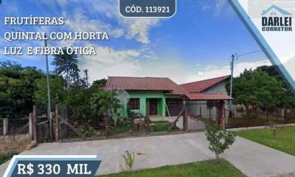 [113921] CASA NO CENTRO DE SANTO ANTÔNIO DA PATRULHA, TERRENO 12X30M, CASA 160M² , FIBRA ÓTICA