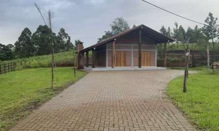 [124751] CHÁCARA EM PAROBÉ RS COM LINDA CASA DE PEDRA 2 QUARTOS, POÇO E FIBRA ÓTICA