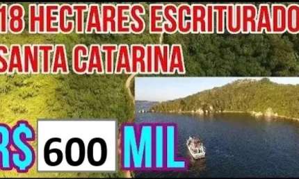 [85970]SÍTIO DAS ÁRVORES E DAS ÁGUAS EM SÃO BONIFÁCIO COM 18 HECTARES
