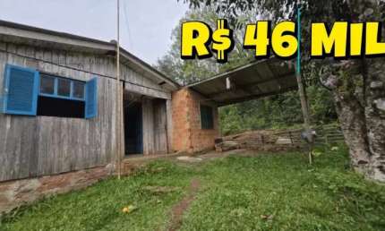 [571] TERRENO RURAL EM SANTO ANTÔNIO DA PATRULHA CASA LUZ FIBRA ÓTICA ÁGUA ENCANADA E FRUTÍFERAS