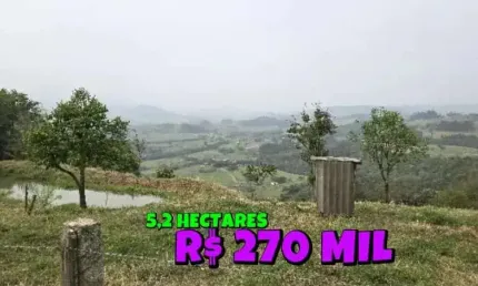 [587]CHÁCARA EM SANTO ANTÔNIO DA PATRULHA 5,8HA MATRÍCULA INDIVIDUAL COM CASA