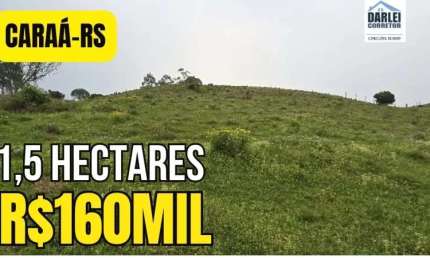 [589] CHÁCARA NO CARAÁ 1,5HA COM LUZ, ÁGUA, FIBRA ÓTICA, GALPÃO, 2 AÇUDES