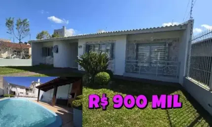 [601] CASA ESCRITURADA EM SANTO ANTÔNIO DA PATRULHA, COM 4 QUARTOS,PISCINA,JARDIM, CERCA ELÉTRICA