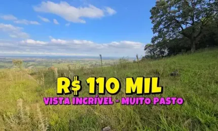 [805] CHÁCARA NA COSTA DA MIRAGUAIA 2,5 HA ESCRITURADA, MUITO PASTO E UMA BELA VISTA