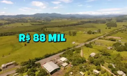 [695] CHÁCARA EM SANTO ANTÔNIO DA PATRULHA 3000M² LUZ, FIBRA ÓTICA, FRENTE AO ASFALTO