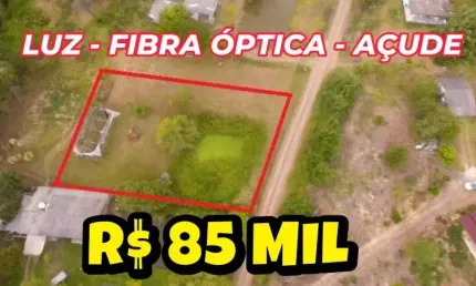 [710] CHACARA EM CAMPESTRE COM AÇUDE, LUZ TRIFÁSICA E FIBRA ÓTICA