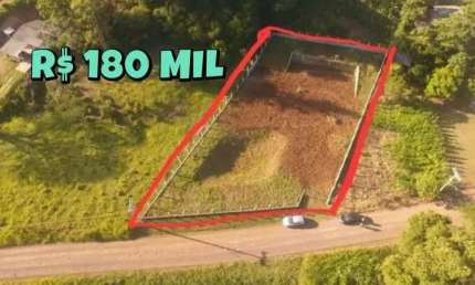 [714] TERRENO RURAL NO CARAÁ CERCADO, 34X44M, LUZ, FIBRA ÓTICA PERTO DO RIO