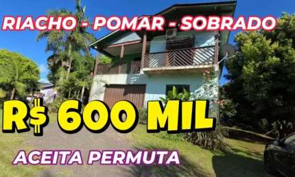 [694]  CASA DE ESQUINA EM IGREJINHA TERRENO 30X30M LINDO PÁTIO ARBORIZADO, FIBRA ÓTICA