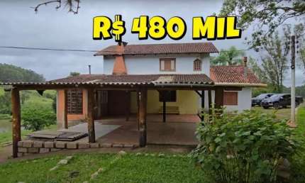 [647] CHÁCARA EM SANTO ANTÔNIO D PATRULHA, CASA 5 QUARTOS, AÇUDE