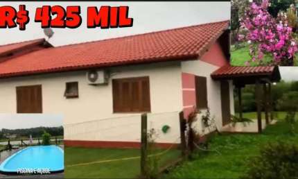 [616]CHÁCARA EM ROLANTE NA FAZENDA PASSOS, COM CASA 3 QUARTOS, PISCINA, AÇUDE, POMAR E FIBRA ÓTICA